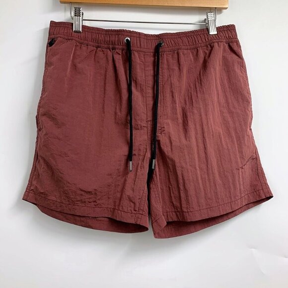 Ksubi Men's Burner Nylon Drawstring 5 Inch Inseam Board Short Size M - Picture 1 of 14